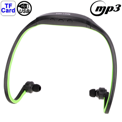 Sport MP3 Player Headset with 2GB Memory, Music Format: MP3 / WMA (Black)